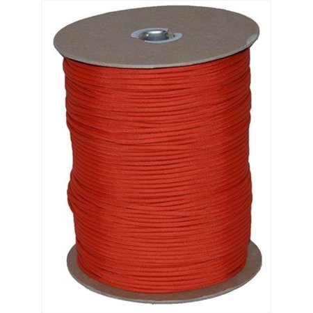 T.W. EVANS CORDAGE CO INC T.W. Evans Cordage 6510OB Paracord 1000 ft. Spool in Orange 6510OB